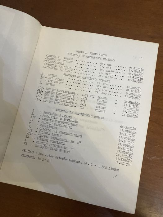 Livro Sebenta de Matemática -Cálculo em R^n