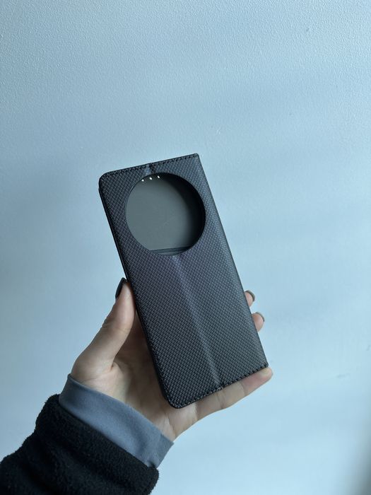 Etui zamykane czarne do REALME 12 PRO/ 12 pro plus