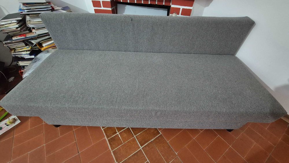 ÄLVDALEN
Sofá-cama 3 lugares, Knisa bege acinzentado