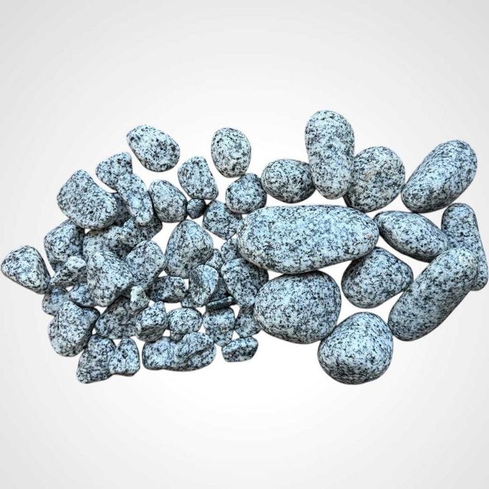 OTOCZAK GRANIT SZARY - DALMATYŃCZYK 25KG - Kamień ozdobny kruszywo