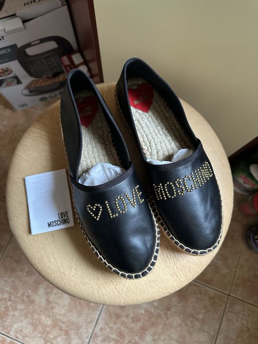 Espadryle love moschino