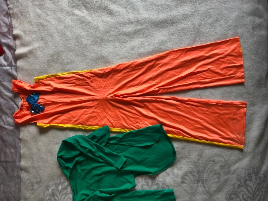 kostium strój żabka przebranie, do tańca rozm. 140