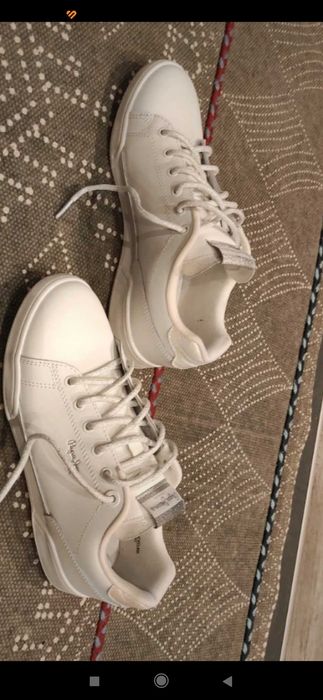 Skórzane trampki Pepe jeans