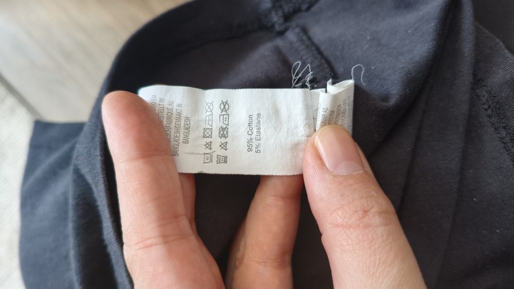 Bluzka t shirt czarny L