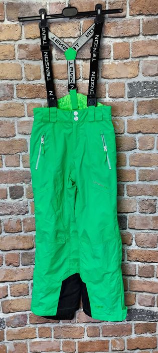Tenson spodnie zimowe narciarskie snowboard na szelkach 134/140