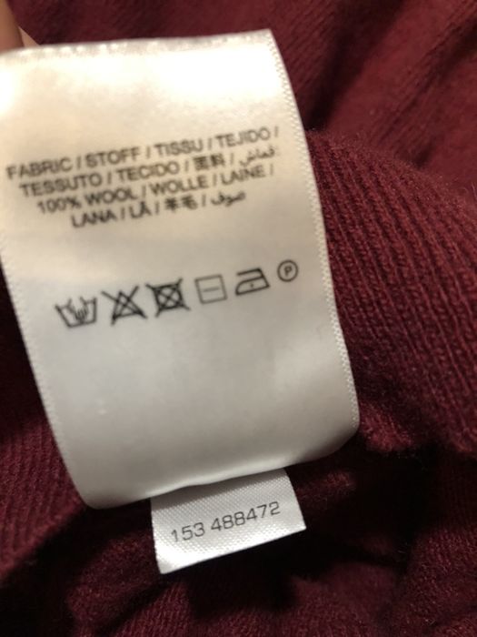 Sweter Gant rozmiar M bordowy