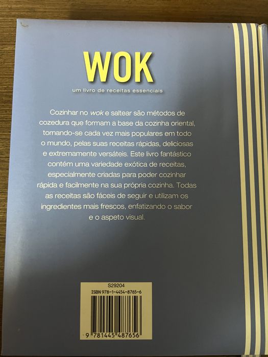 Livro de receitas para a wok