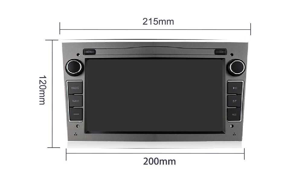 CarPlay Radio FM DAB+ Android WiFi DVD MP3 GPS Opel Astra Corsa Vectra