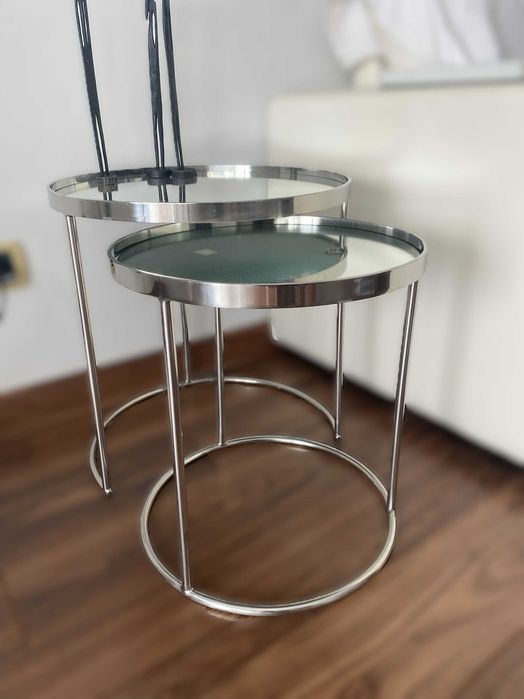Mesa de apoio 2 em 1 espelhada