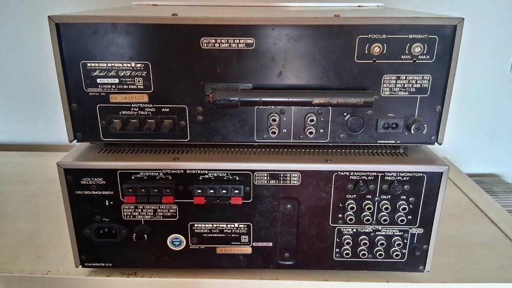 Marantz Ampli PM 710 Dc y Tuner ST 610 L