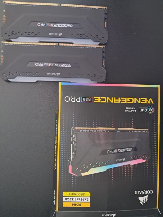 Ram Corsair Vengeance RGB PRO 2x16GB 32GB 3600MHz