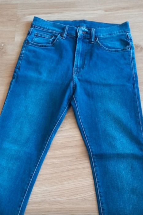 Spodnie męskie jeansowe niebieskie 31/32 skinny