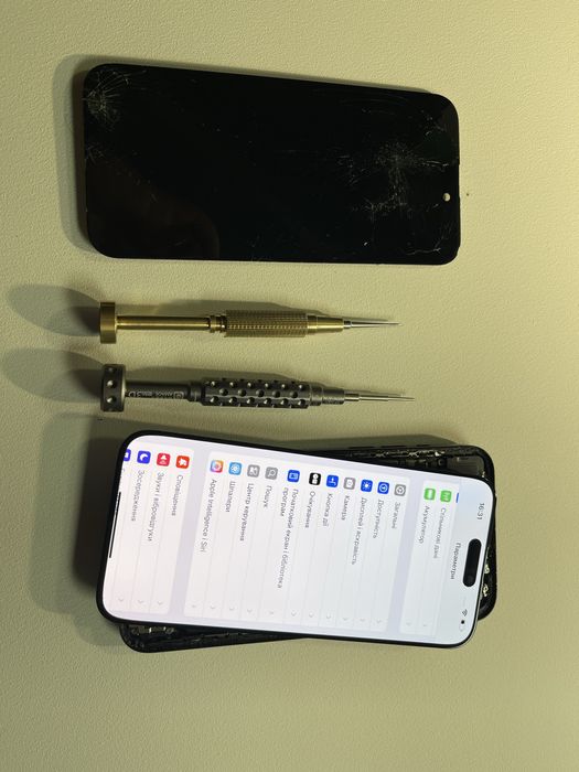 Дисплей для iPhone 15 Pro Max Soft OLED 120 екран скло айфон про макс