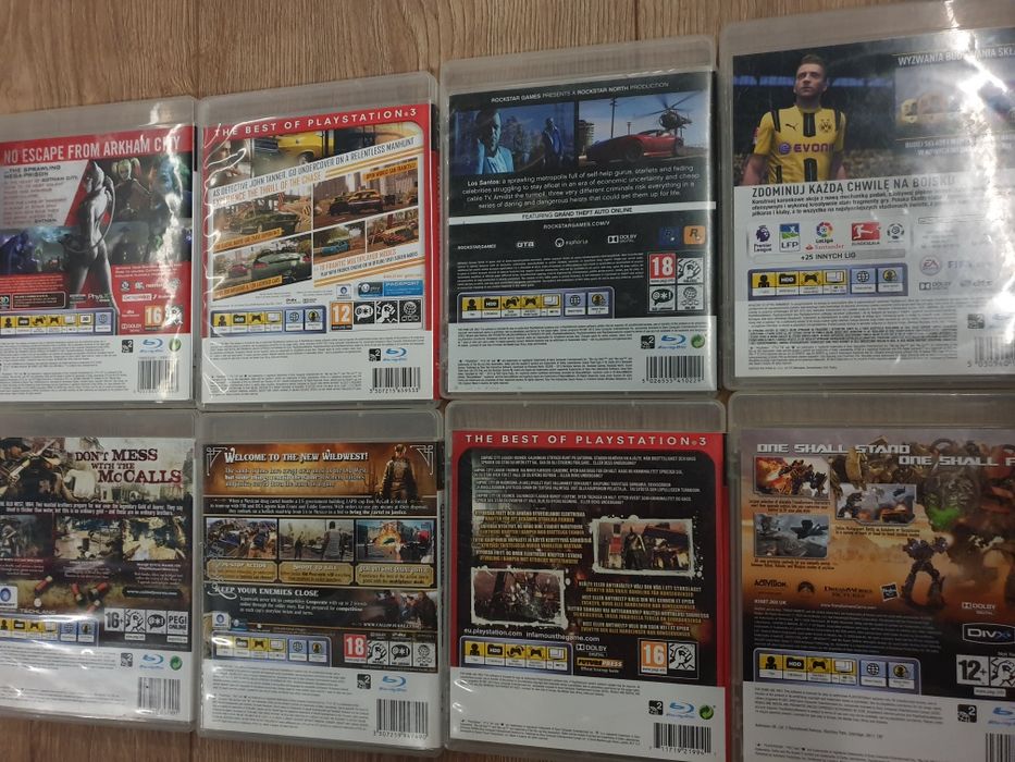 Duży zestaw kultowych gier na PlayStation 3