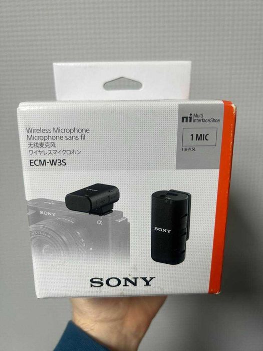 Мікрофон для фотокамери/ для смартфона Sony ECM-W3S (ECMW3S.CE7)