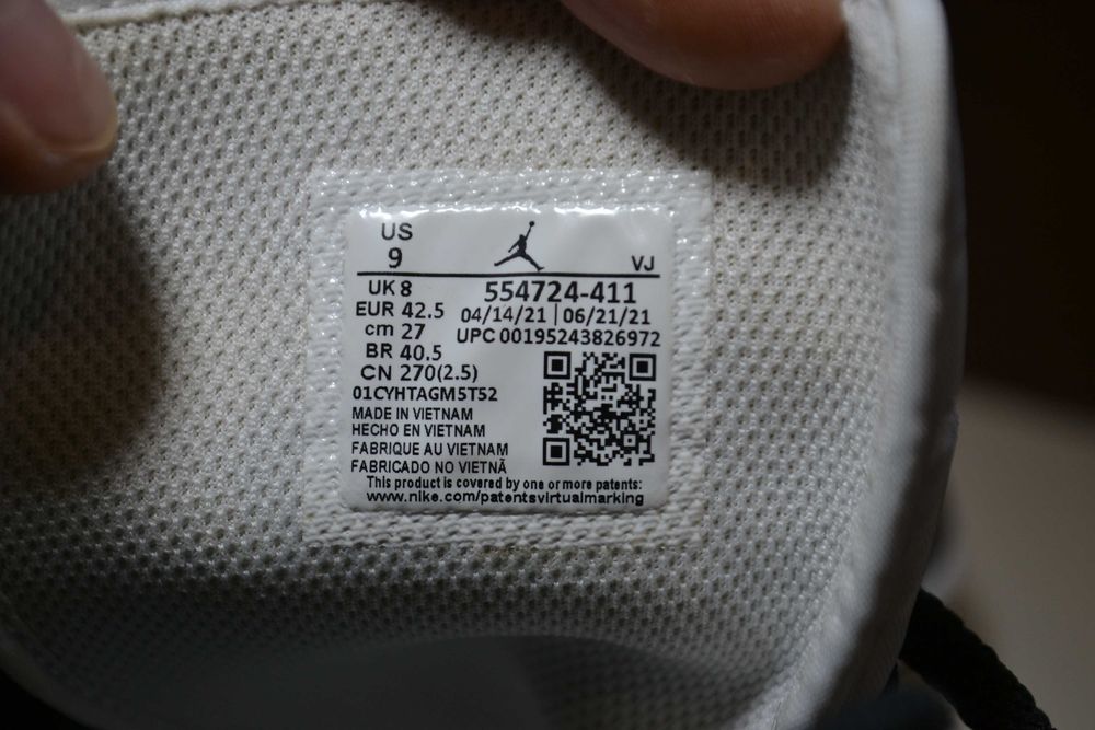 nike jordan 1 mid armory navy 42.5р кроссовки хайтопы кожаные оригинал