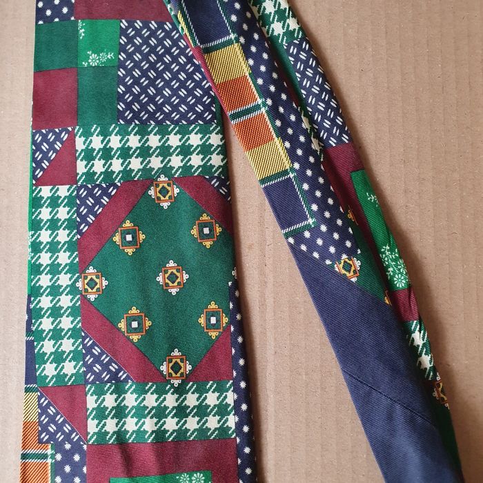 Krawat wzory jedwab (k-9)