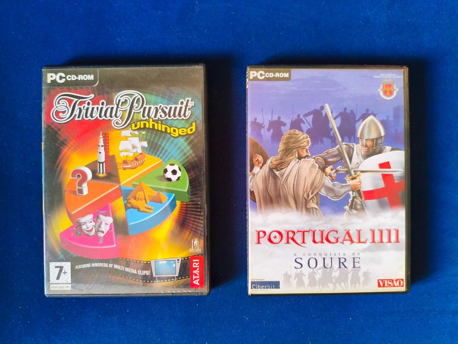 Lote 2 Jogos PC: Portugal 1111 (Raridade) + Trivial Pursuit