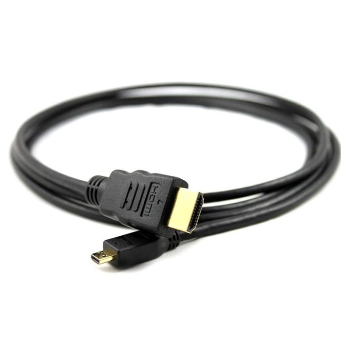 Cabo HDMI / Micro HDMI (Tipo D) - 2 m - Versão 1.4 (NOVOS)