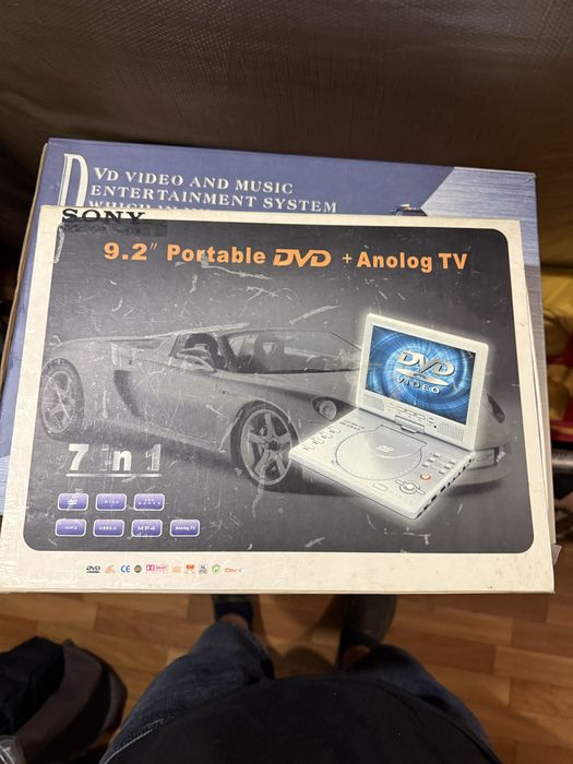 Sony 9.2 portable dvd plus analog tv видео плеер ноутбук: 2 500
