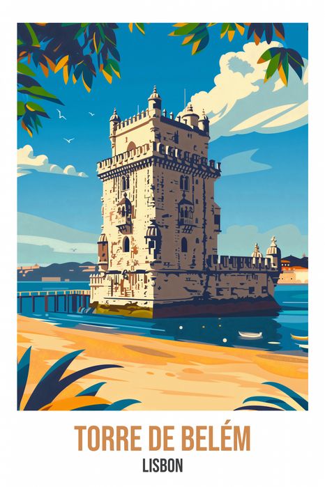 Plakat 30x45cm Torre de Belm, Lisbon