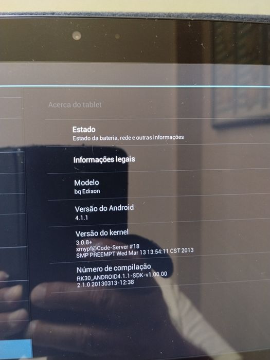 Tablet  bq Edison 10" android 4.1 para peças
