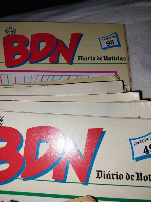 Coleção  incompleta  de 85  revistas BDN (Diário de Notícias), Astérix