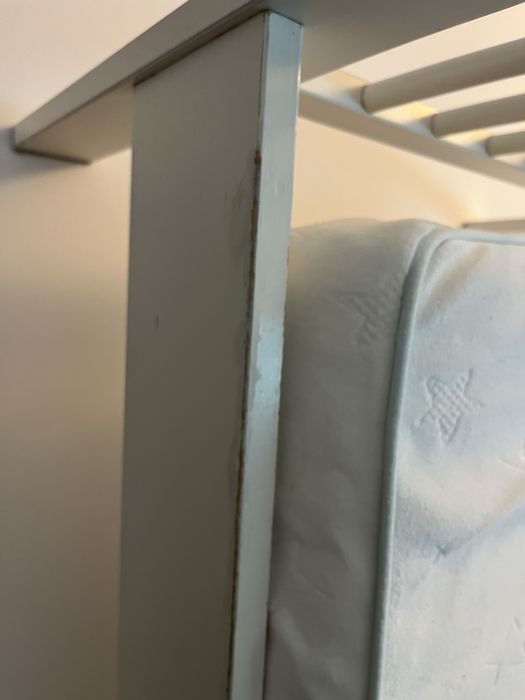 Cama criança 165x75cm, estrado, colchão, lencóis