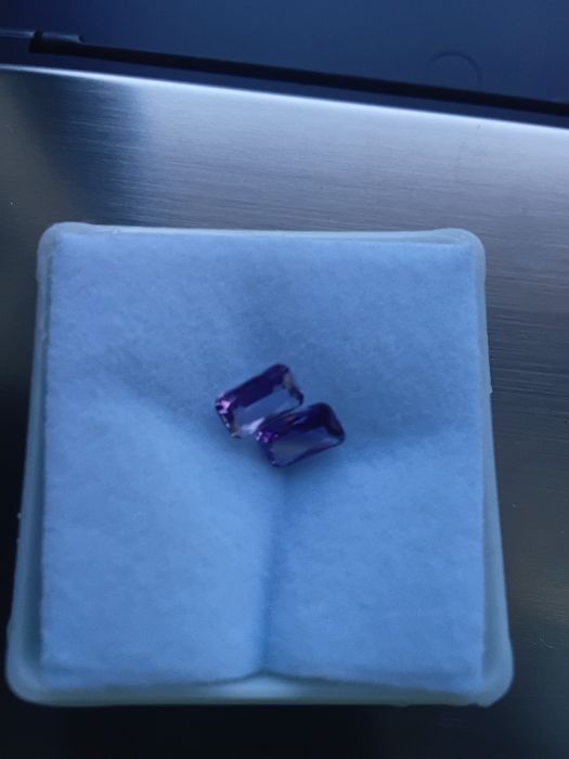 Ametistas Lapidação Esmeralda   Com Certificado de Autenticidade