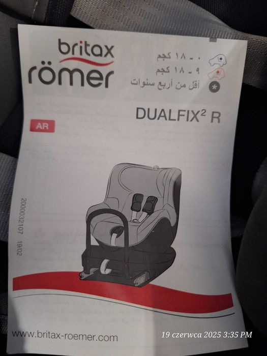 Fotelik Britax Romer dualfix isofix