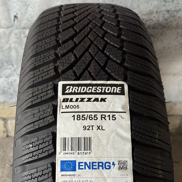 185/65/15 Bridgestone blizzak lm005 зимова шина (1шт) нова 185 65 R15