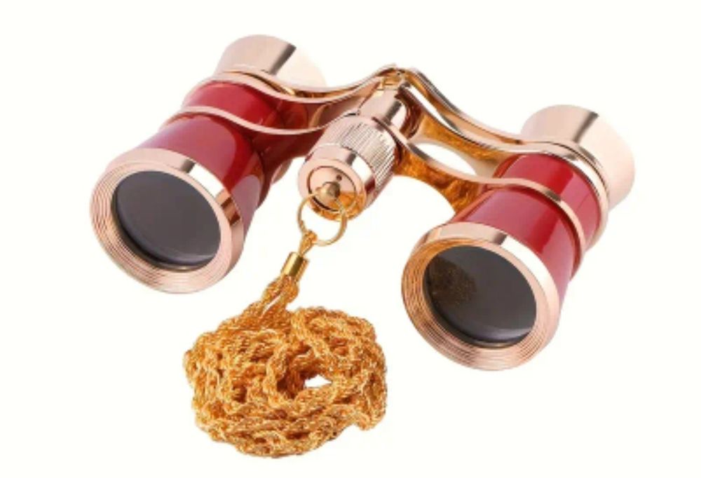 Binóculos de Teatro Vermelhos