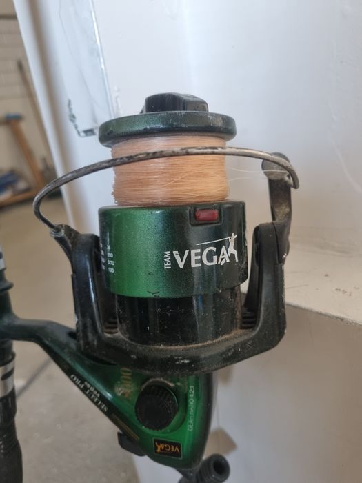 Cana pesca com carreto