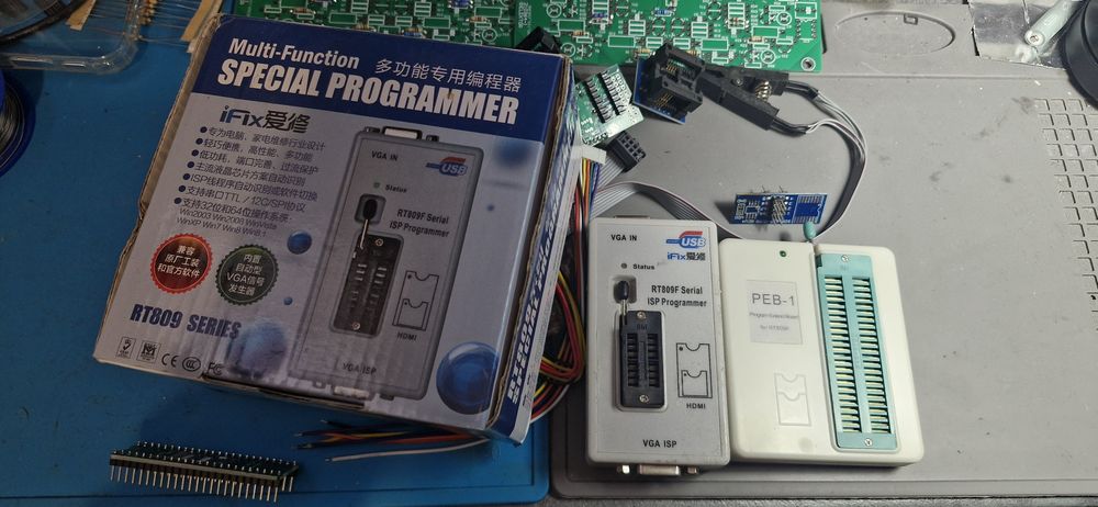 RT809F + PEB1 zestaw programator eeprom nand Miechucino-Koryta • OLX.pl