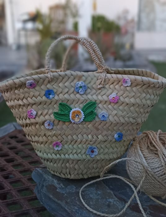 Cestas de palma/ palha