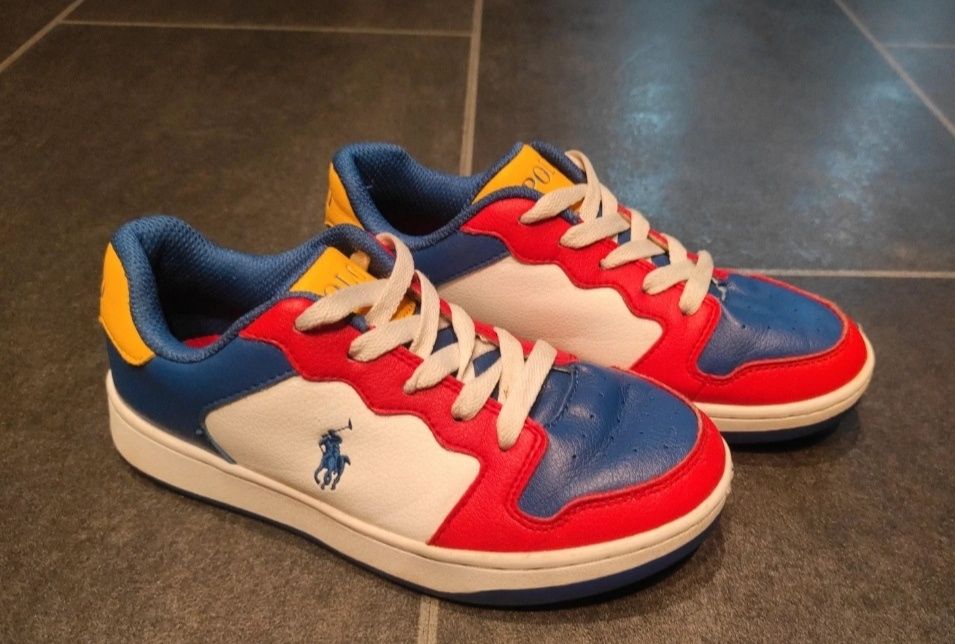 Ralph Lauren __ skórzane buty sportowe sneakersy dla chłopca