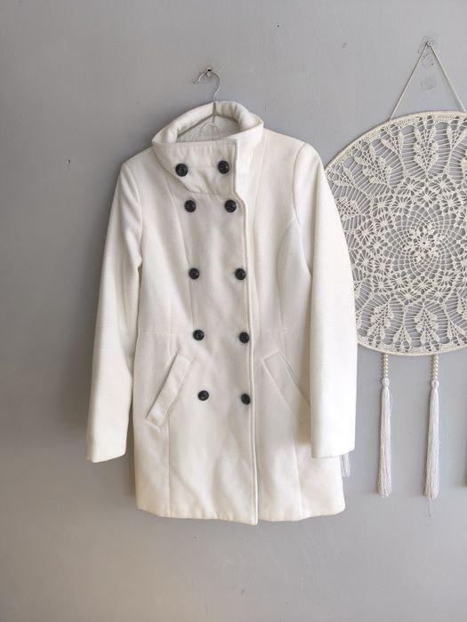 Płaszcz biały M 38 bereshka wiosenno zimowy