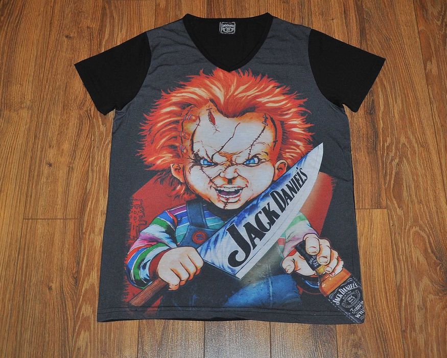 JACK DANIELS - Doll Chucky Laleczka Chucky - koszulka rozm.M