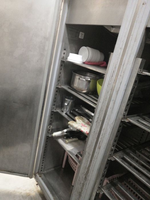 Frigorífico duplo em aço com circulação de ar forçado