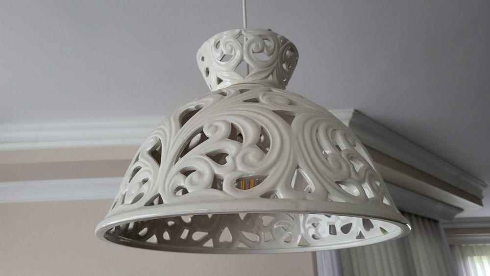 Lampy ceramiczne komplet