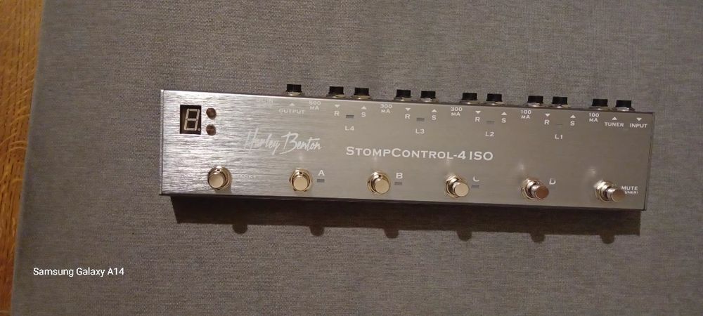 Foodswitch, zasilacz, Harley Benton- Stomp Control-4 ISO