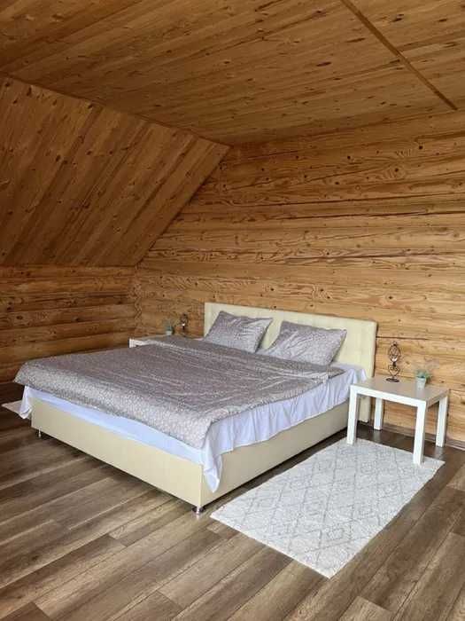 99 Дом сруб с теплым бассейном и баней мангал  Теремки Чабаны