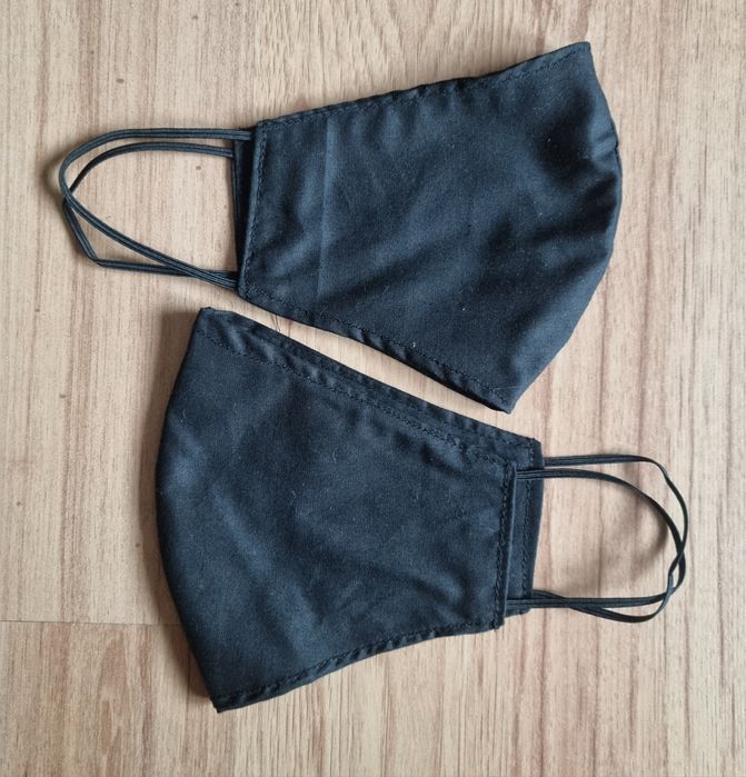 Dwie maseczki z odblaskowym diamentem