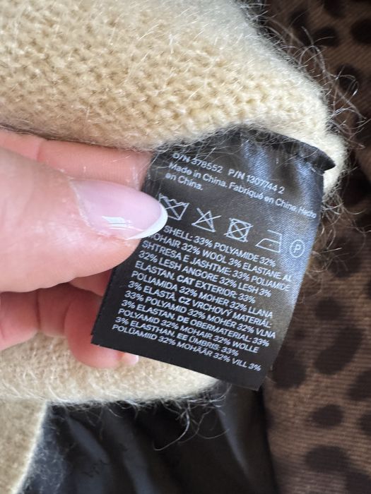 Sweterek moher wełna h&m