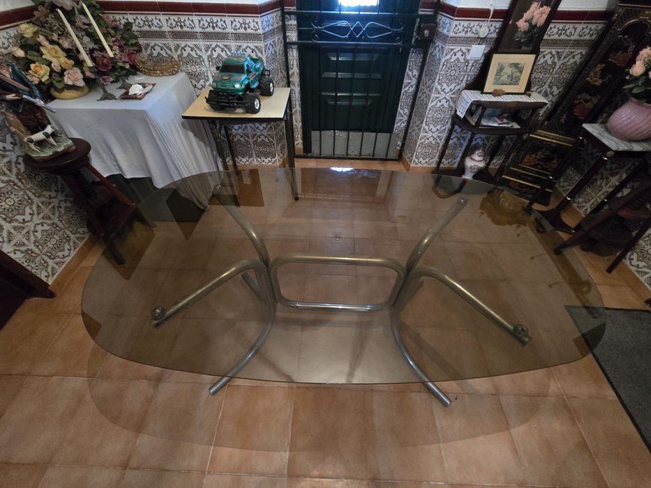 Mesa de vidro...