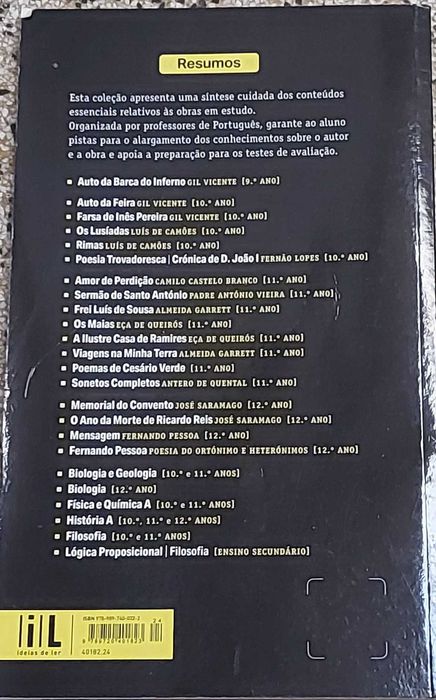 Livro de Resumos- Os Maias, 11º ano