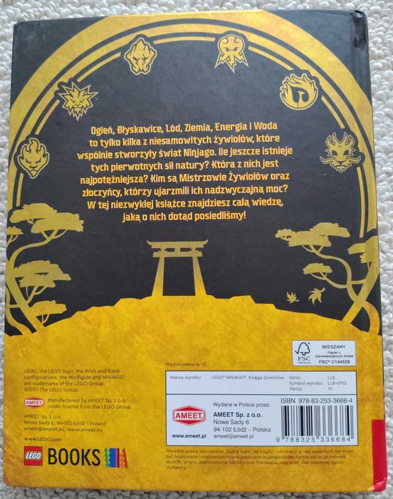 Lego Ninjago Księga Żywiołów