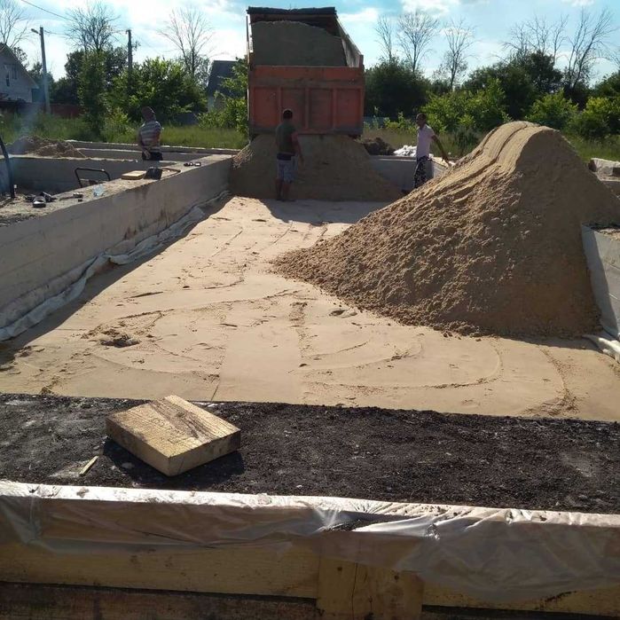 Щебень Отсев Песок ШЛАК отвальный Чернозём Вывоз мусора Днепр