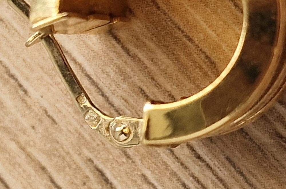 Argolas em Ouro 19.2k / Versace Design