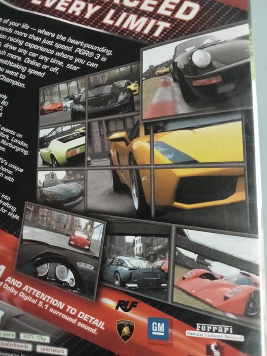 Xnox 360 super gra PGR project gotham racing 3